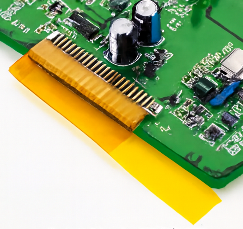 Gold Finger High Temperature Tape application