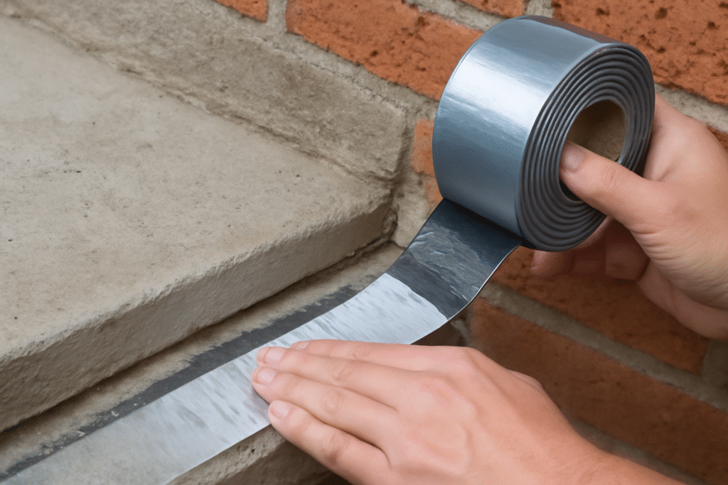 butyl tape application